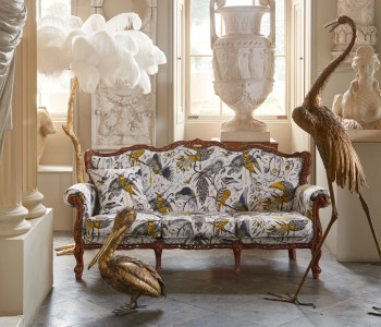 Animalia Fabrics de Clarke & Clarke atrium malaga