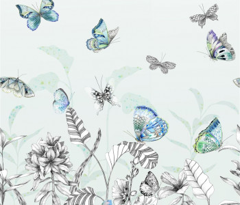 Papillons Eau De Nil de Designers Guild atrium malaga