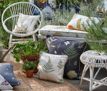 Botanica Fabrics de Clarke & Clarke atrium malaga