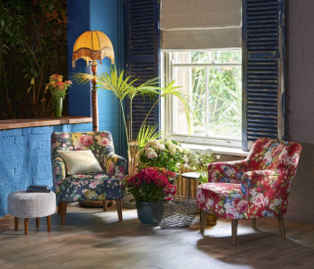 Colony Fabrics de Clarke & Clarke atrium malaga
